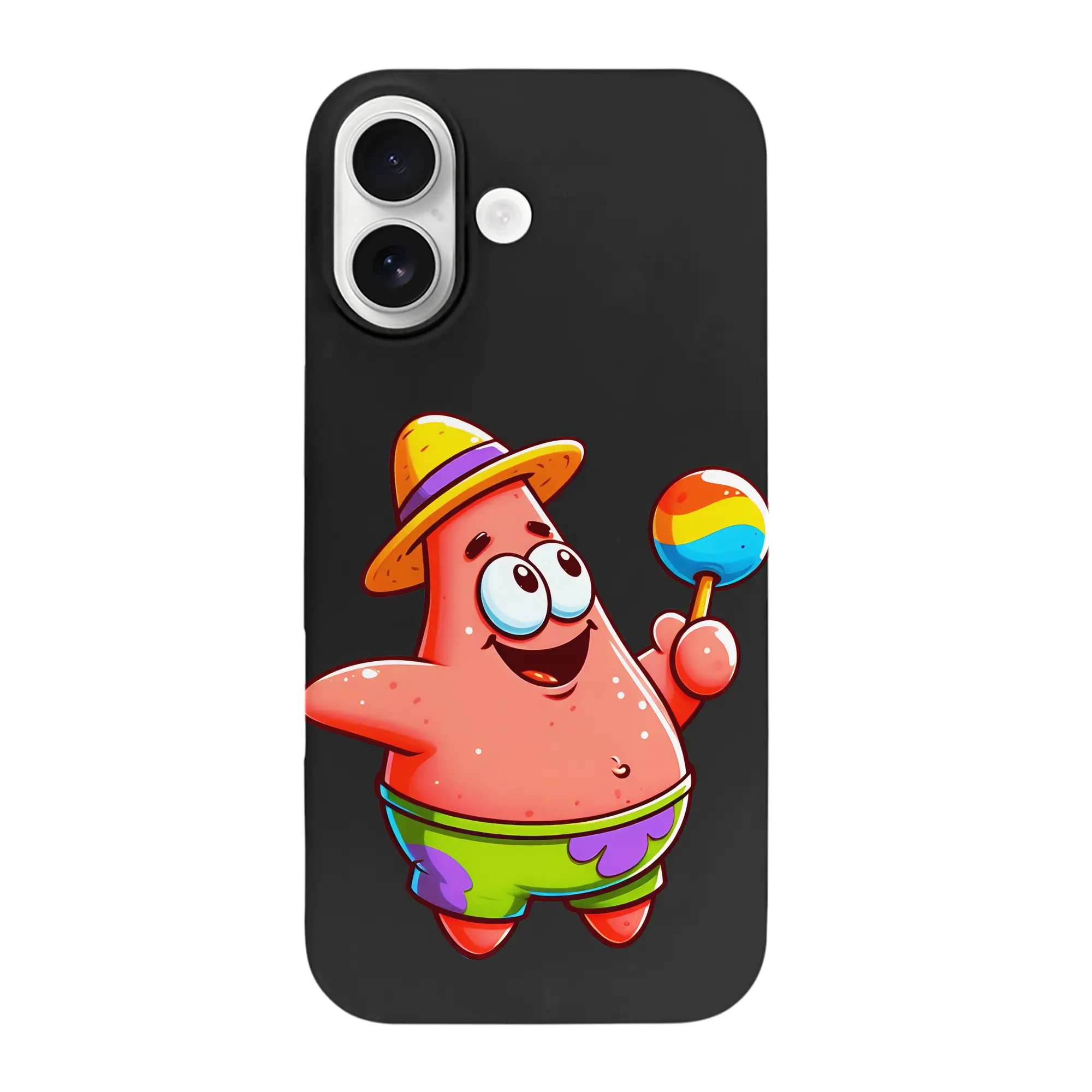 スポンジボブ グッズ パトリック・スター - iPhone 17 シリーズ シリコンケース 薄型 耐衝撃 指紋防止 ソフトタッチカバー 精密フィット 傷防止 保護ケース iPhone 17/17 Air/17 Pro/17 Pro Max 対応